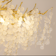 Crystal Chandier Waltz Serenade, 12x G9, zlato, 80 cm, nastavitelná výška