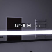 Obdélníkový LED zrcadlo 120x80cm Senzor Motionglow Sensor Marcello Desiclant Clock Defrosting System
