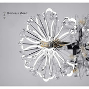 Křišťálový lustr PETERHOF Eleganza, 13xG4, průměr 49 cm, černý