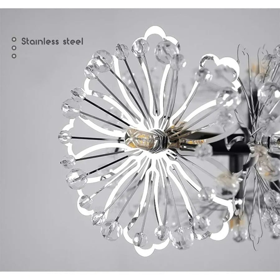 Křišťálový lustr PETERHOF Eleganza, 13xG4, průměr 49 cm, černý