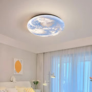 LED LED LULUS, 3000/4000/6000K, 32W, modrá, průměr 35 cm