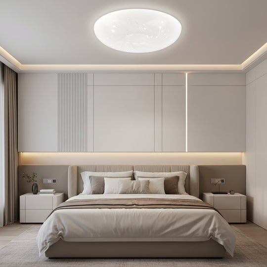 LED stropní svítidlo 35 cm, 31W, 3000K / 4000K / 6000K, bílé, kovové a akrylové LED stropní svítidlo Výchozí název Alessandro Design