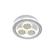 Lustra LED Rylee, 25W, 3000/4000/6000K, Alb, Acril