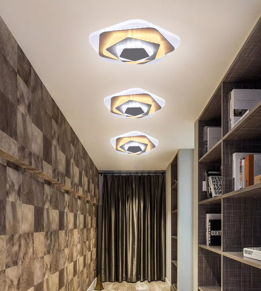 LED lustr SIENA 28W, Průměr 23cm, Studené/Teplé/Neutrální světlo, Bílá