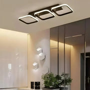LED LED Vertex Grid Palal, 32W, 3 čtverce studené/horké/neutrální světlo, černá