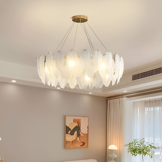 VAUX-LE-VICOMTE Elegance křišťálový lustr, 5x E14, průměr 42 cm, zlatý, nastavitelná výška