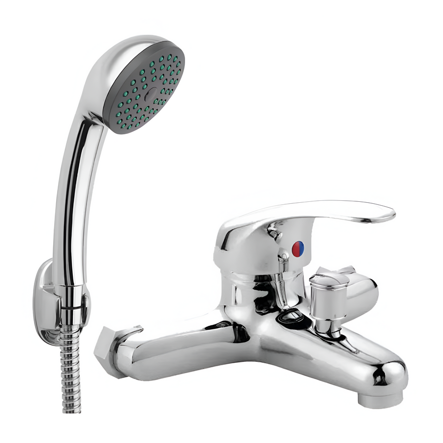 Včetně bateriové lázně, sprchy a hadice, slitina, keramická kazeta, chrom, CD001