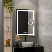 Mirror LED obdélníkový 50x70cm Eclat Motionglow Marcello Discuuts & Termeter Luba Cosmetica Dimabil