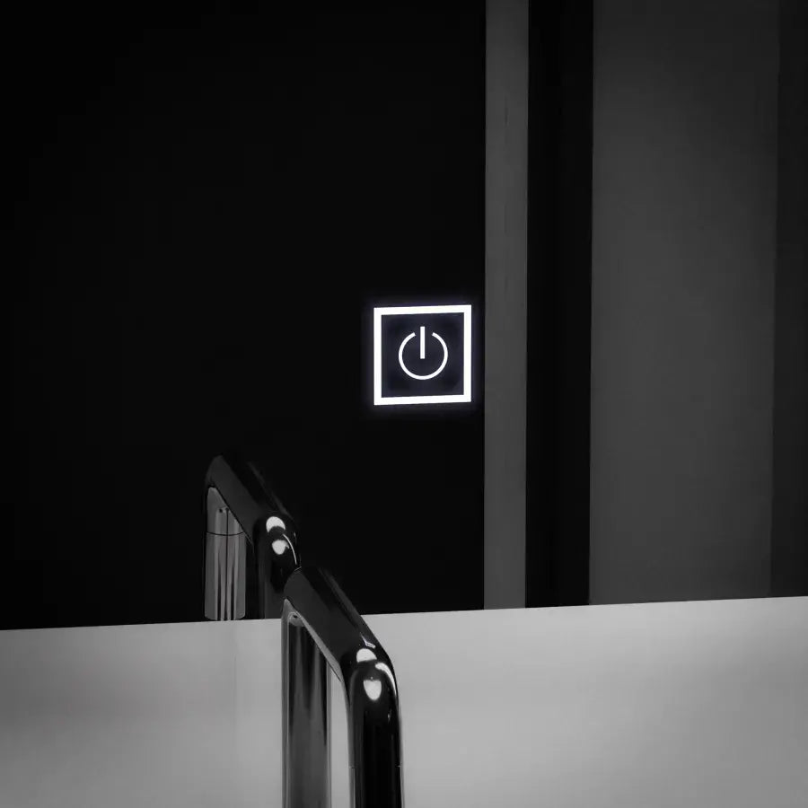 Obdélníkové LED zrcadlo, 60x80cm, Getame Touch