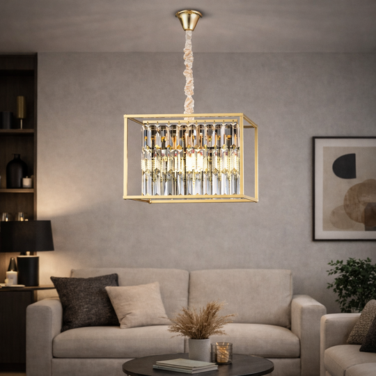 Petito Cristal Candelabra, 1676/350, 3xE14, lesklé zlato, nastavitelná výška, kov a Crystal Cristal Candelabra Výchozí název Alessandro Design
