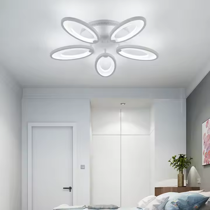 LED chtíč s slunečnicí 54W dálkový ovládání 5 prvků studené/horké/bílé neutrální bílé