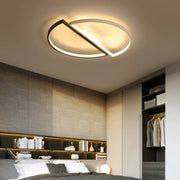 LED lustr s dálkovým ovládáním VECTOR ARCUS 20W, 2 Elements, Studené/Teplé/Neutrální světlo, Stmívatelné, Černá Bílá