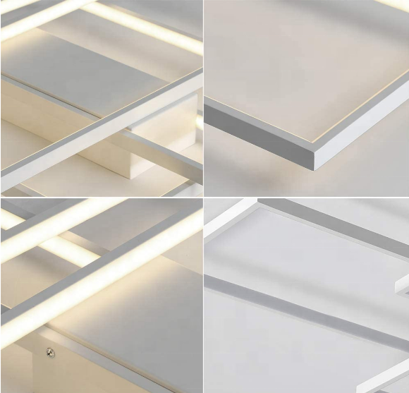 LED lustr s dálkovým ovládáním LANDYN 71W, studené/teplé/neutrální světlo, stmívatelné, bílá