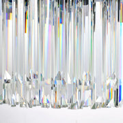 Crystal Chandier Blois Eleganza 8XE27, průměr 49 cm, černá, nastavitelná výška