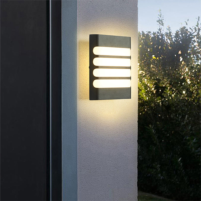 Vnější nástěnné svítidlo Raisa, 18W, 6000K, černé