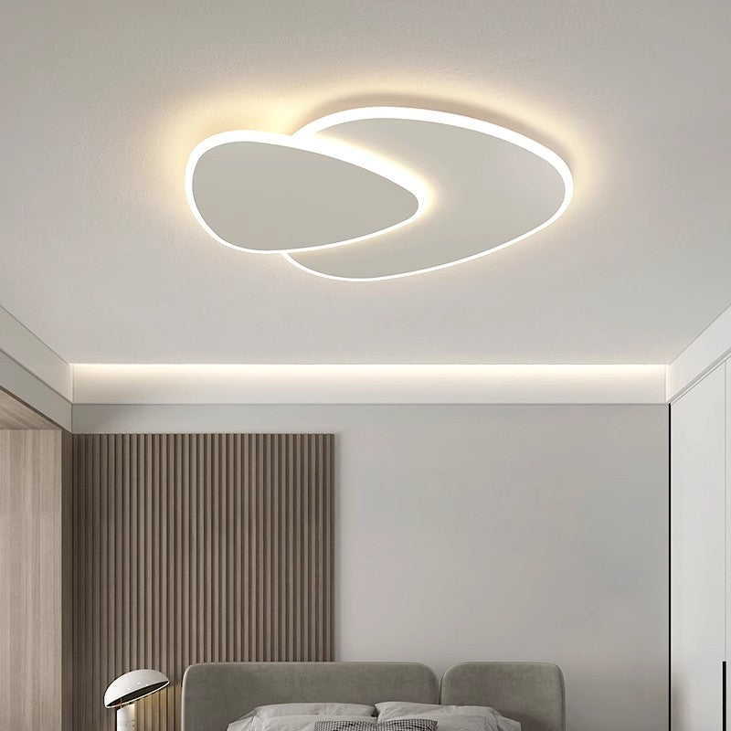 LED lustr s dálkovým ovládáním FUTURA LUMINA 98W, Ovál, Studené/Teplé/Neutrální světlo, Stmívatelné, Bílý