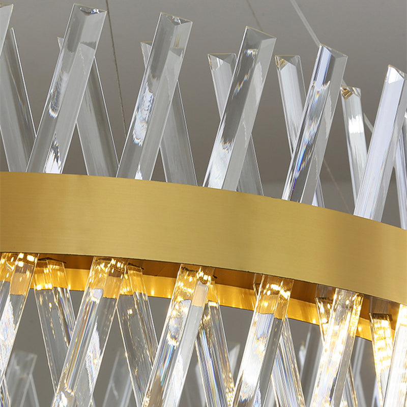 LED Alessandro Chandier s dálkovým ovládáním, Daisy, průměr 60 cm, zlato