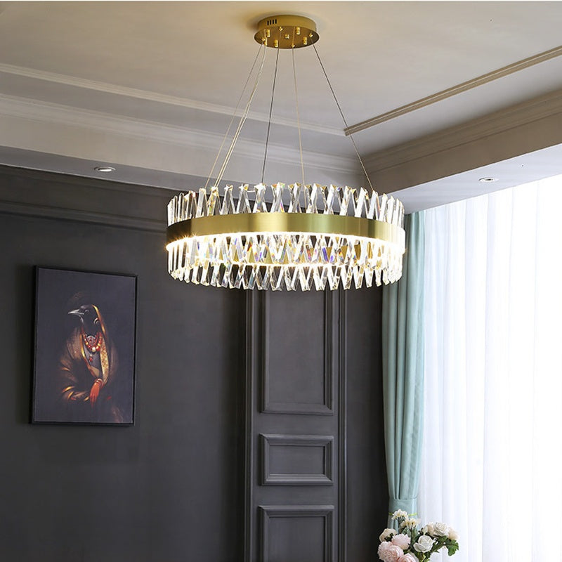 LED Alessandro Chandier s dálkovým ovládáním, Daisy, průměr 60 cm, zlato