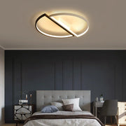 LED lustr s dálkovým ovládáním VECTOR ARCUS 20W, 2 Elements, Studené/Teplé/Neutrální světlo, Stmívatelné, Černá Bílá