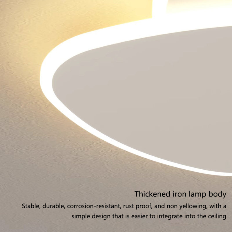 LED lustr s dálkovým ovládáním FUTURA LUMINA 98W, Ovál, Studené/Teplé/Neutrální světlo, Stmívatelné, Bílý