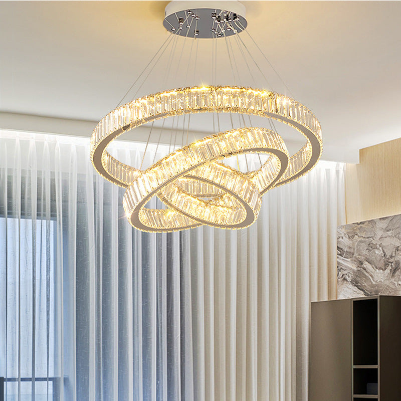 Lulus LED PRISM LUMINIS, CRYSTAL A CITAL, 4 KRIKY, MISABLE, Nastavitelná výška, chlad/teplé/neutrální světlo, luxusní osvětlení