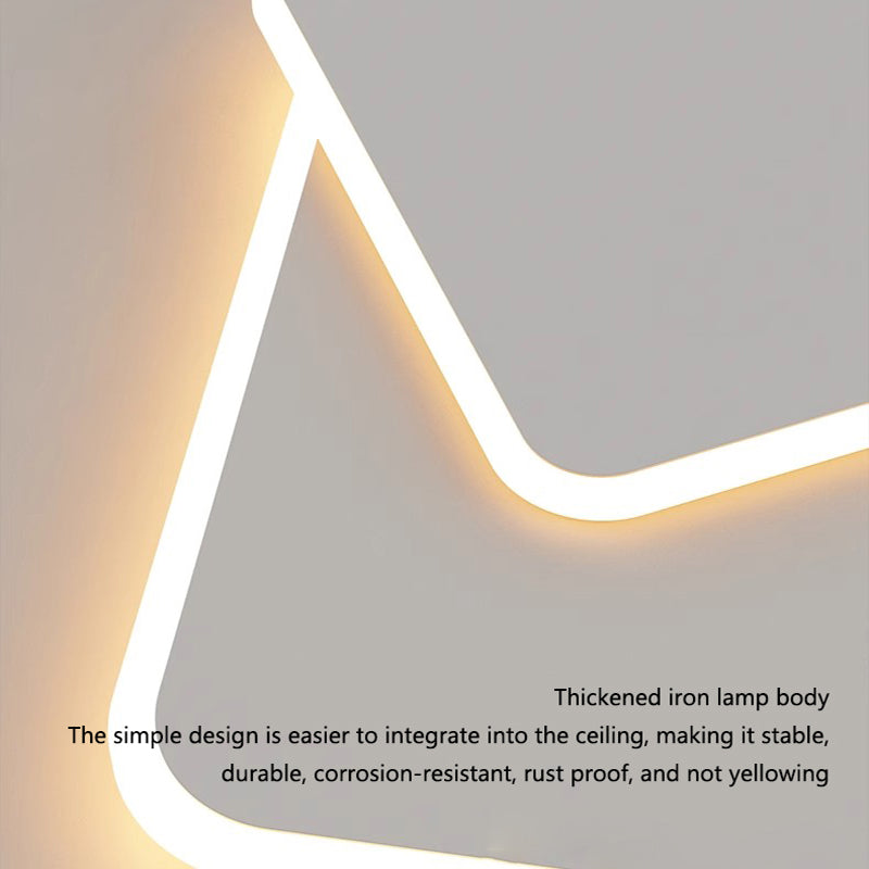 LED lustr s dálkovým ovládáním FUTURA LUMINA 98W, 2 čtverce, studené/teplé/neutrální světlo, stmívatelné, bílá