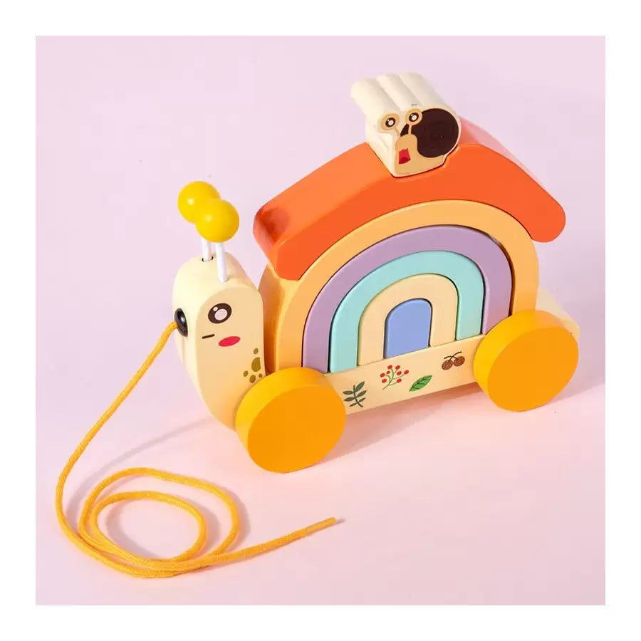 Střelba hračky duhové šnekové mamy a kuře