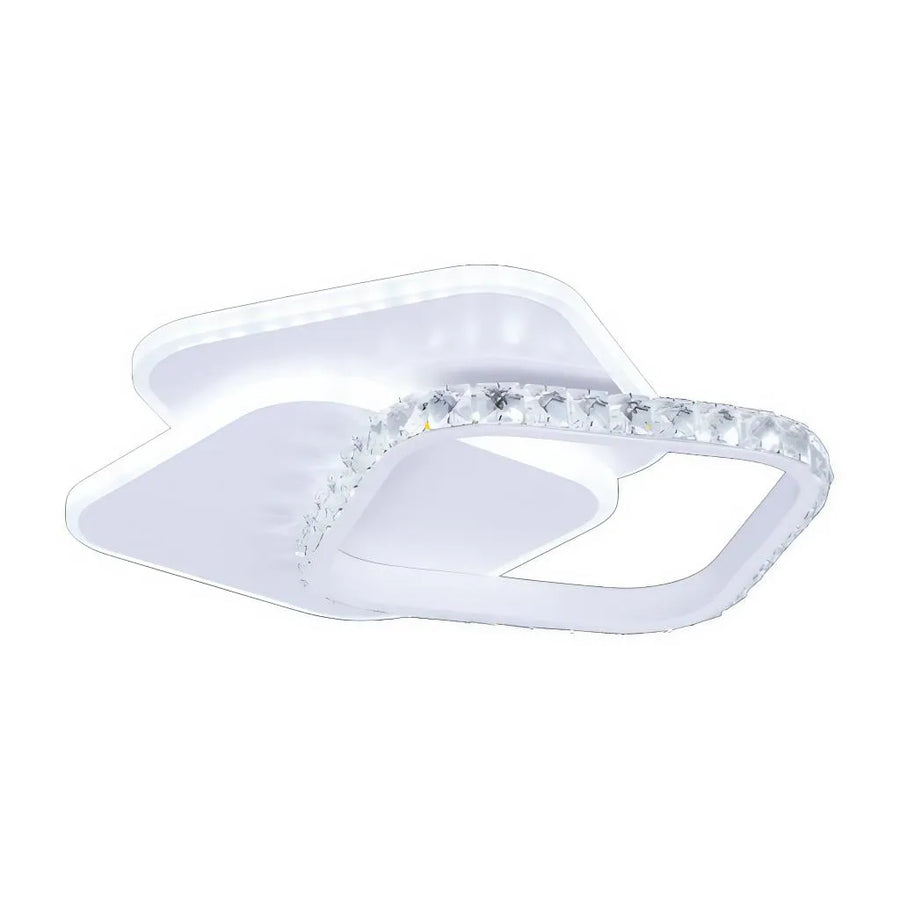 LED křišťálový lustr ANASTASIA 17W, Průměr 30cm, Studené/Teplé/Neutrální světlo, Bílá