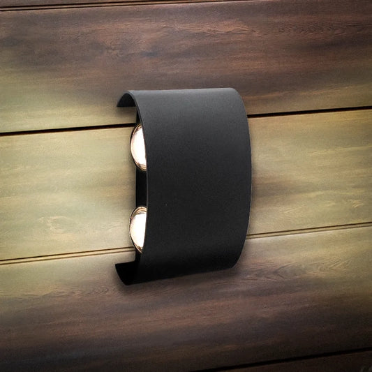 Fantazie aplikují exteriér a interiérový LED, 4 zdroje x 1W, IP65, kovový, černá, 3000k