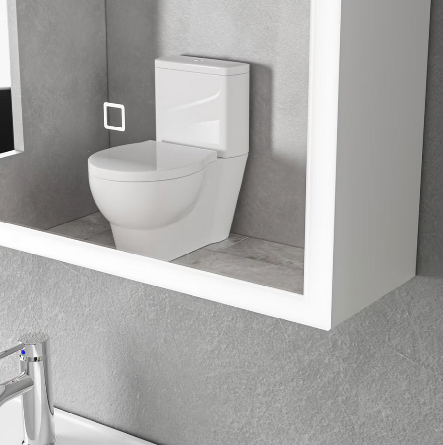 Ingridová skříň s LED zrcadlem DBP123 80x70 bílá