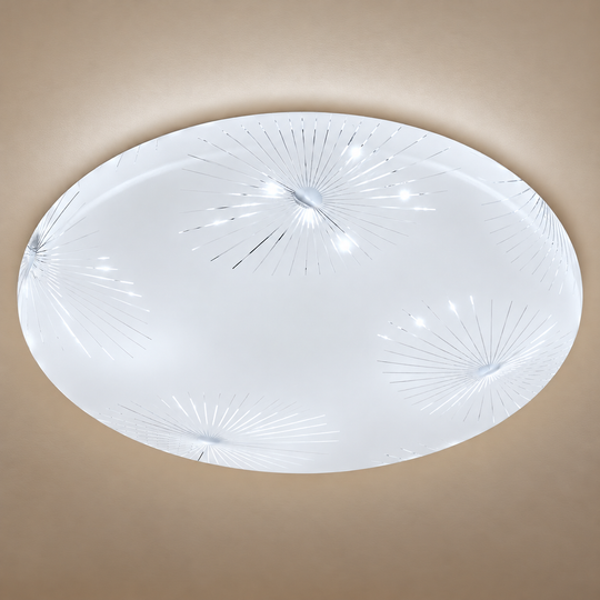 LED stropní svítidlo Radia 23 cm, 22W, 3000K / 4000K / 6000K, bílé, kovové a akrylové