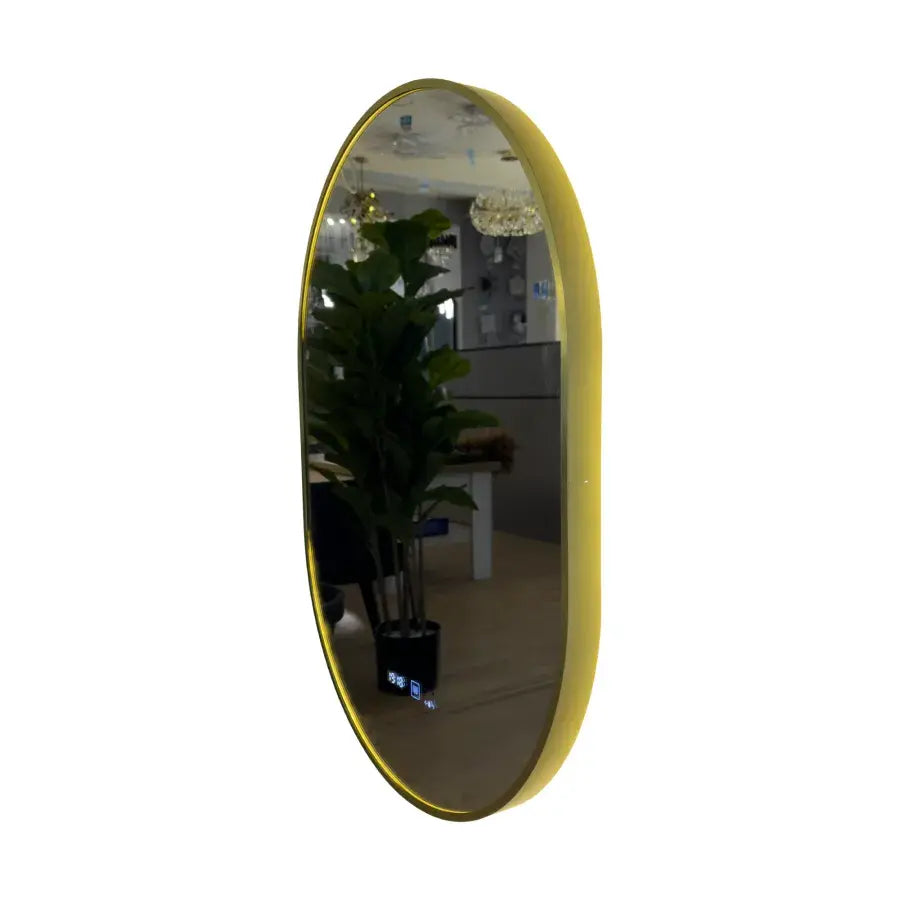 60x80cm oválný LED zrcadlo vrací systém Marcello Dimable Clock Dezoring System