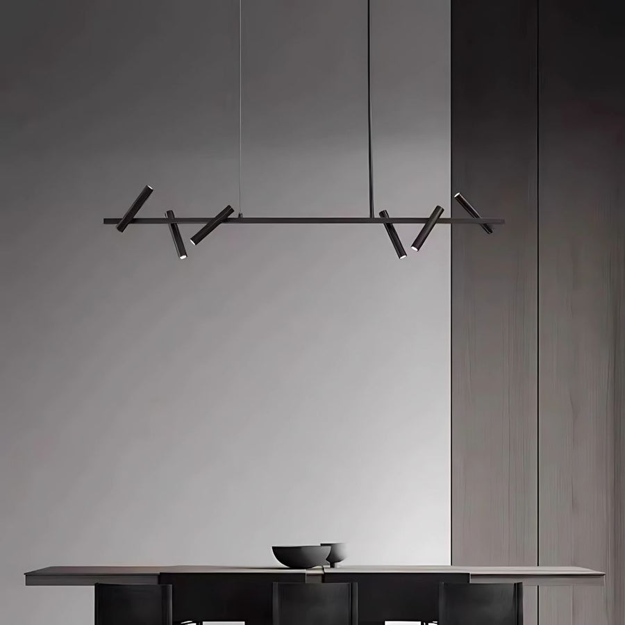 LED lustr s dálkovým ovládáním Harman, 23W, 6 zdrojů, neutrální světlo, černá