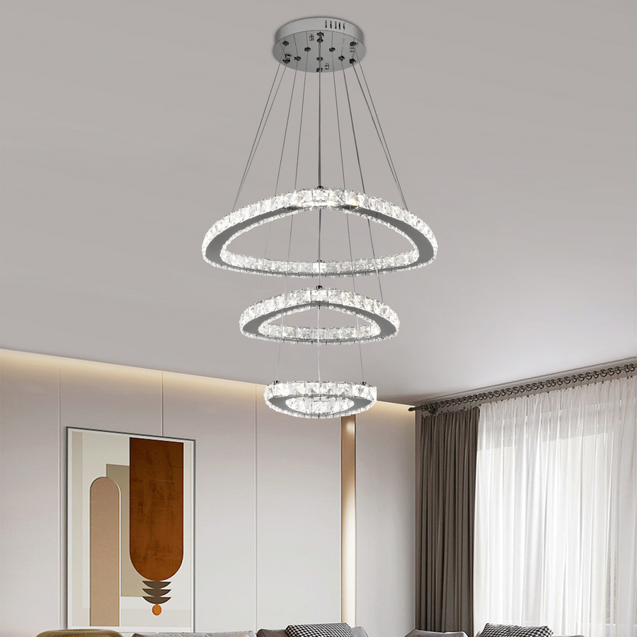 Lulus LED Crystal s dálkovým ovládáním stříbrného stříbrného latifahu