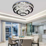 Křišťálový LED lustr LLC151/500CH, 64W, 3 prvky, studené/teplé/neutrální světlo, stmívatelný, lesklý chrom