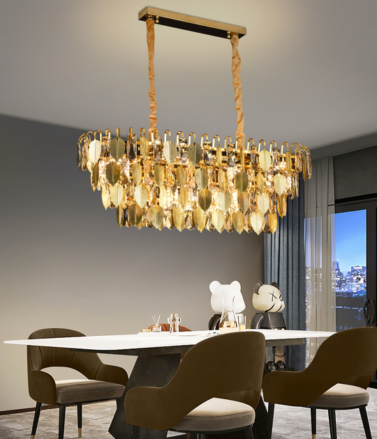 Křišťálový lustr VENARIA 12x E14, 80cm, lesklé zlato, Nastavitelná výška Křišťálové lustry Výchozí název Alessandro Design