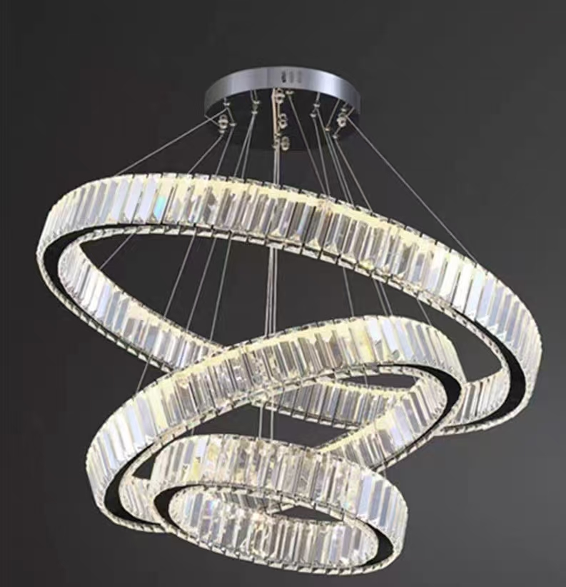 Lulus LED PRISM LUMINIS, CRYSTAL A CITAL, 4 KRIKY, MISABLE, Nastavitelná výška, chlad/teplé/neutrální světlo, luxusní osvětlení