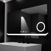 Mirror LED obdélníkový 80x60cm Definice Motiongllow Marcello Demontling CLOCK SYSTÉM