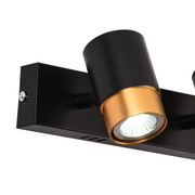 LED projektor se 4 projektory, 3000k/4000k/6000k, zlatý, kov a akryl