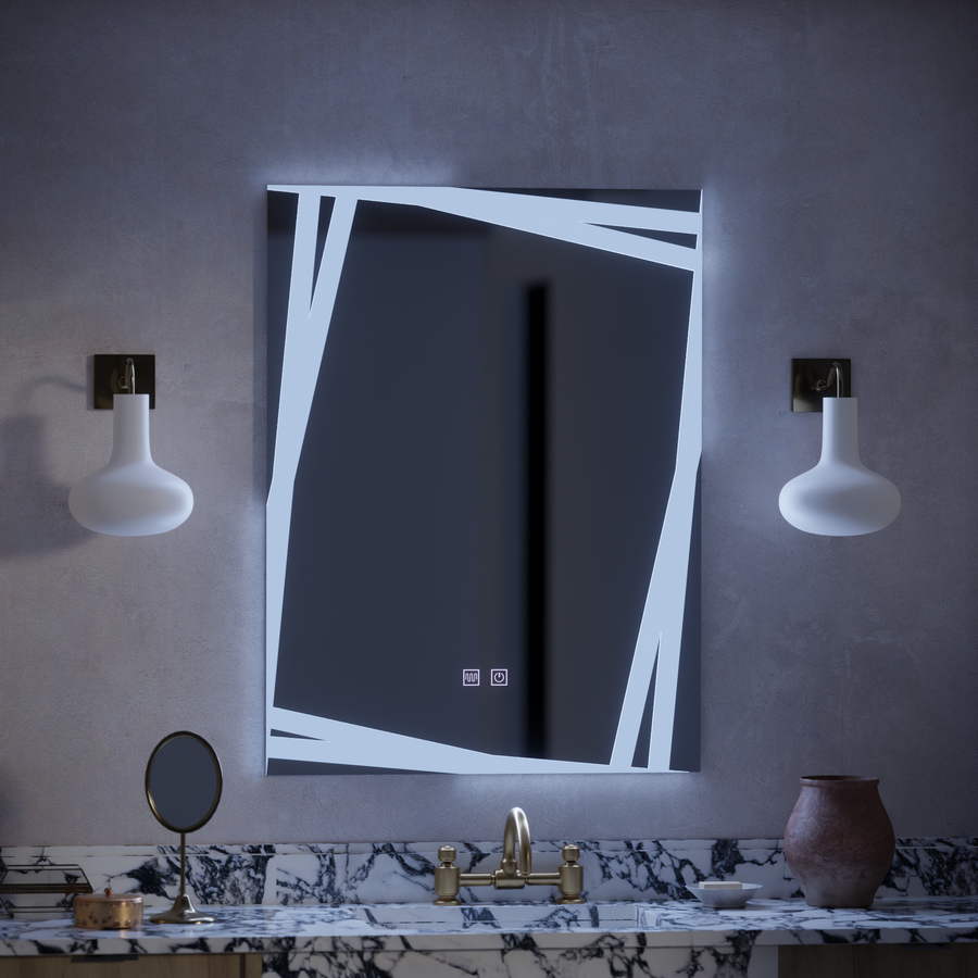Systém Mirror LED LED Touch Infinitum odmrazování 60x80cm
