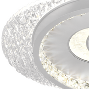 LED LED LED Nyxora Circulo, 36W, 2 kruhy, chladné/horké/neutrální světlo, černá