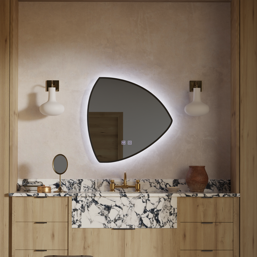 Systém Mirror LED Touch Fiiro odmítá 60x60cm