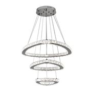 Lulus LED Crystal s dálkovým ovládáním stříbrného stříbrného latifahu