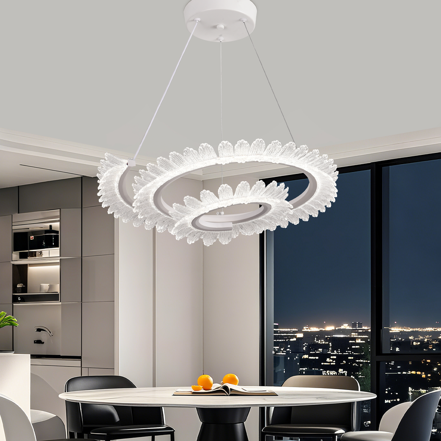 Lulus LED PRISM LUMINIS, CRYSTAL A CITAL, 4 KRIKY, MISABLE, Nastavitelná výška, chlad/teplé/neutrální světlo, luxusní osvětlení