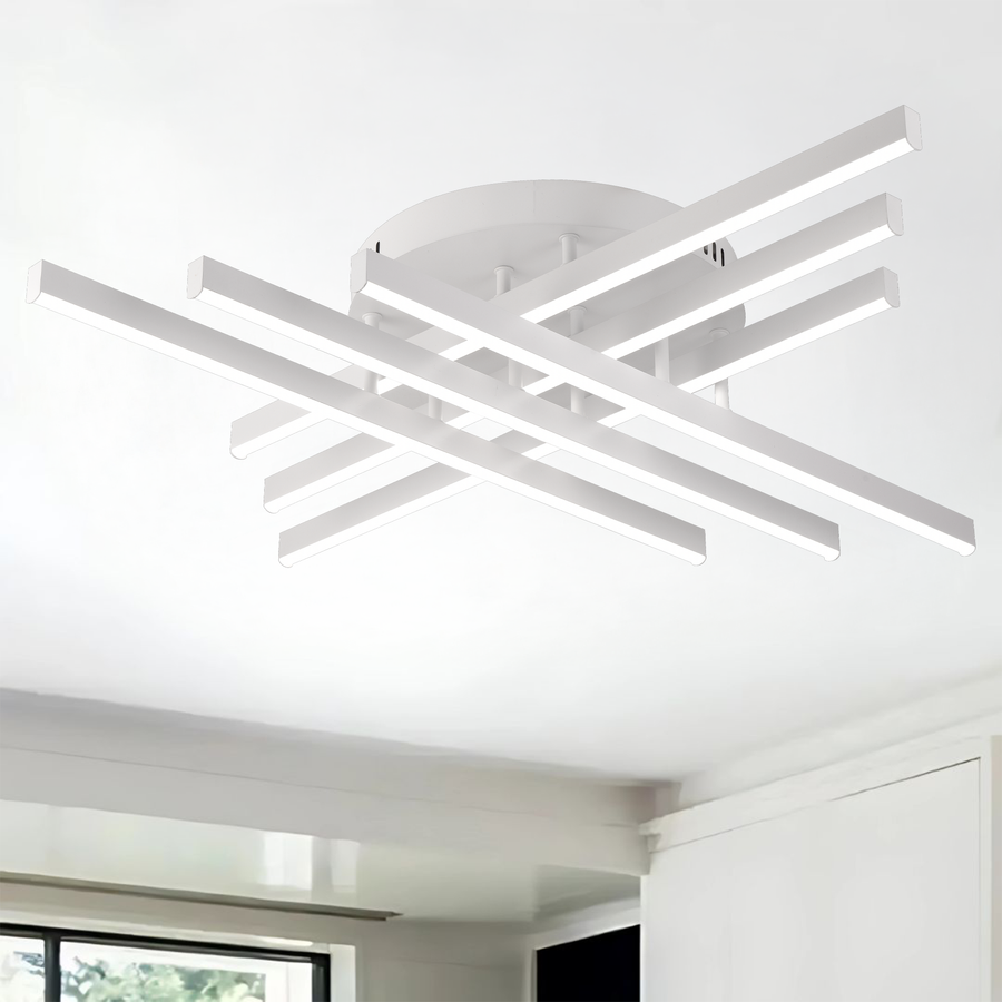 LED lustr GIO, 82W, studené/teplé/neutrální světlo, bílý