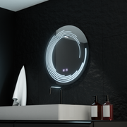 Kulaté LED zrcadlo, 60cm, Lira Touch, Demister System, Stmívatelné