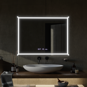 LED Touch Villay Mirror Defrition System 60x80 cm Marcello Funghi Collection
