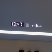 Zrcadlo LED obdélníkový 120x80cm Eclat Motiongllow Marcello Demontling & Dimable Cosmetic Terometer Termometr