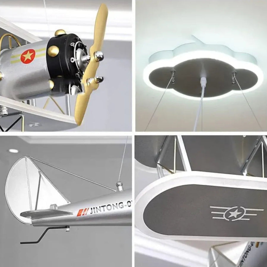 Závěsný LED lustr AVION 148W, studené/teplé/neutrální světlo, bílá šedá