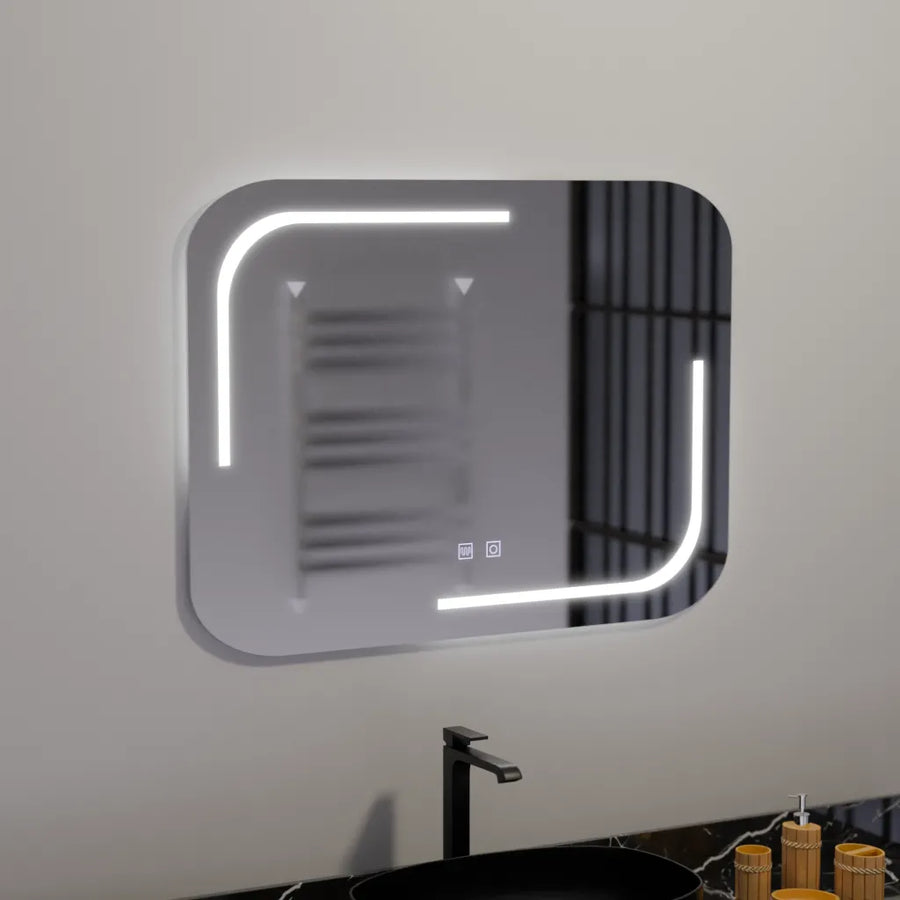 Zrcadlo LED obdélníkový 80x60cmTouch Retrica System rozmrazování